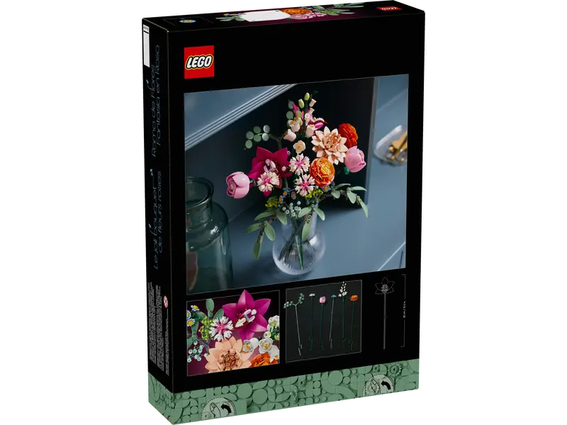 LEGO Botanicals Pretty Pink Flower Bouquet 10342 Amazon