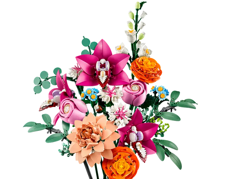 LEGO Botanicals Pretty Pink Flower Bouquet 10342 Amazon
