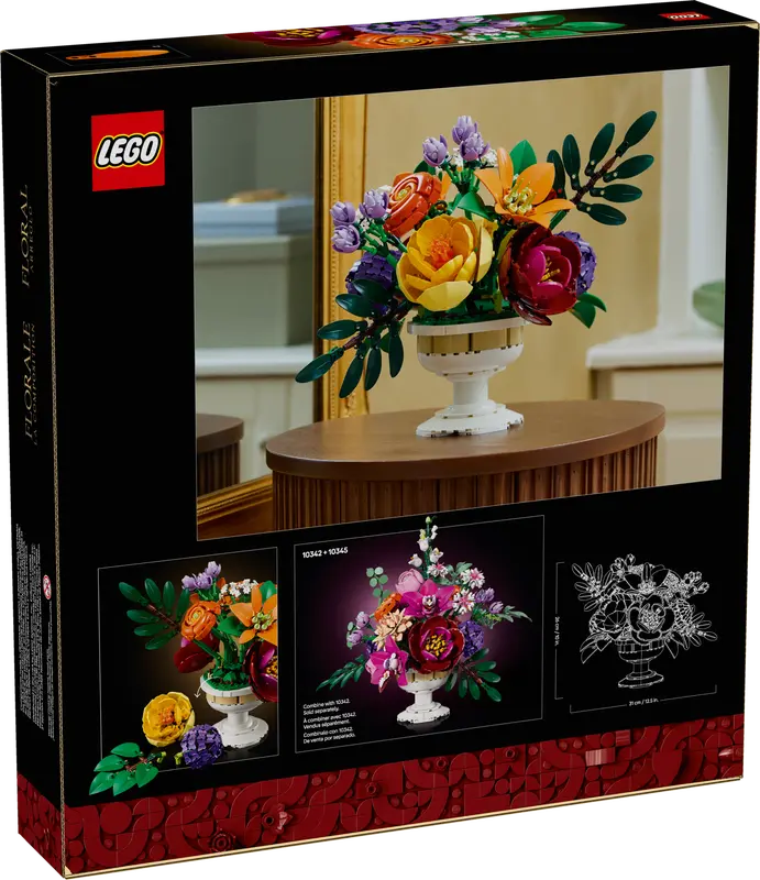 LEGO® Botanicals Flower Arrangement 10345 Box