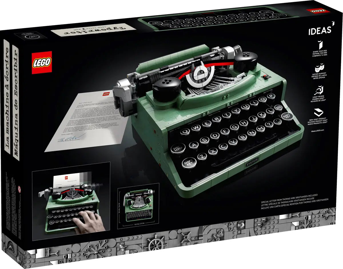 LEGO Ideas Typewriter 21327 Brick Island
