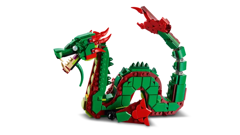 LEGO Creator 3in1 Medieval Dragon 31161 can be rebuild to a sea serpent