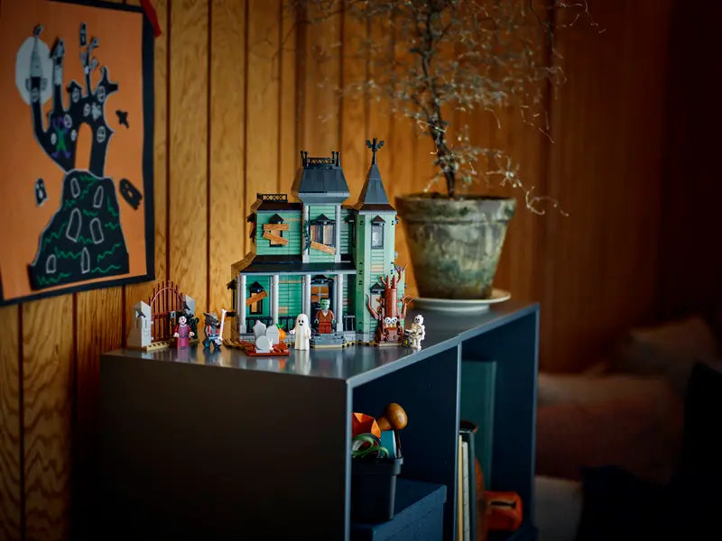 LEGO® Creator Haunted Mansion 31167 displayed on a shelf
