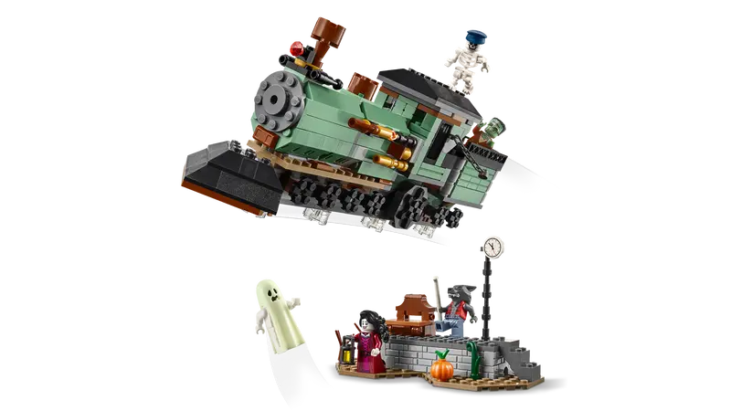 LEGO® Creator Haunted Mansion 31167 rebuild to a haunted toy train