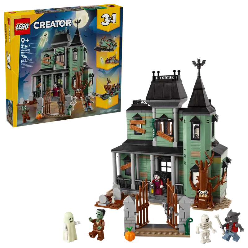 LEGO® Creator Haunted Mansion 31167 with packaging