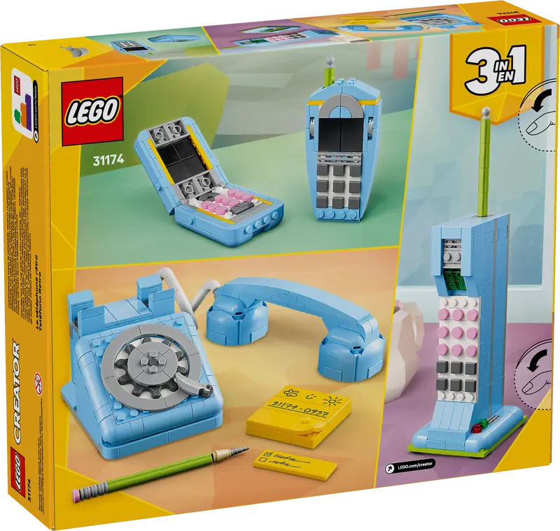 LEGO Creator 3in1 Retro Telephone 31174 Amazon