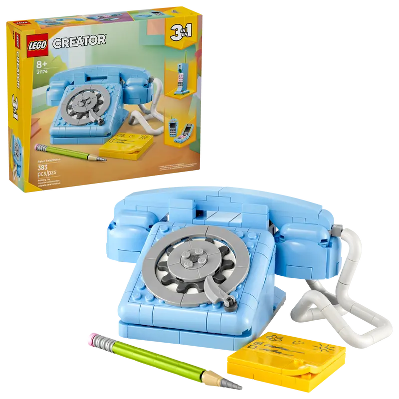 LEGO Creator 3in1 Retro Telephone 31174 Amazon