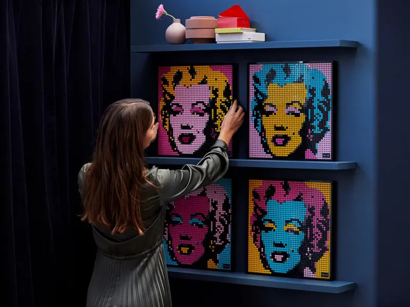 LEGO® Art Andy Warhol’s Marilyn Monroe 31197 Rebuild into 1 of 4 versions