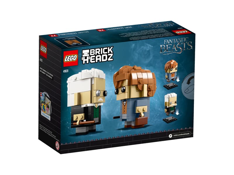 LEGO BrickHeadz Fantastic Beasts Newt Scamander & Gellert Grindelwald 41631