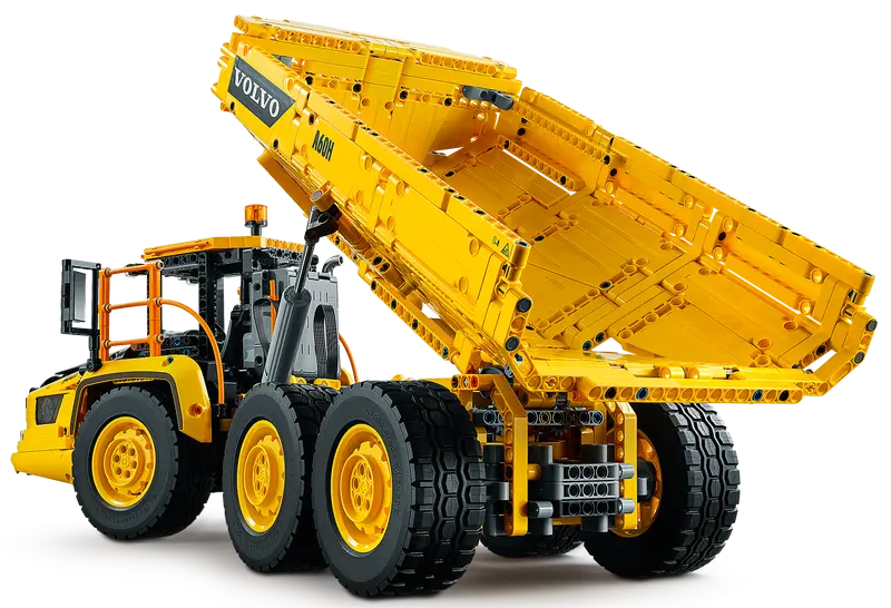 LEGO® Technic 6x6 Volvo Articulated Hauler 42114 - Use the app to discover authentic cockpit controls