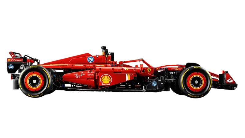 LEGO® Technic™ Ferrari SF-24 F1 Car (42207) from the side