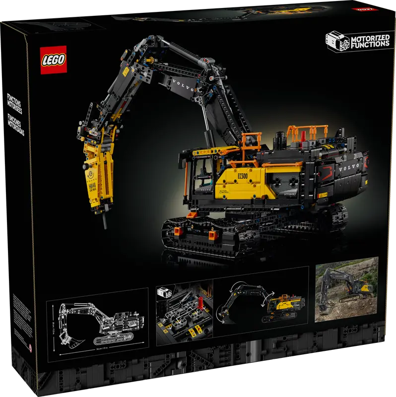 LEGO® Technic Volvo EC500 Hybrid Excavator 42215 Amazon