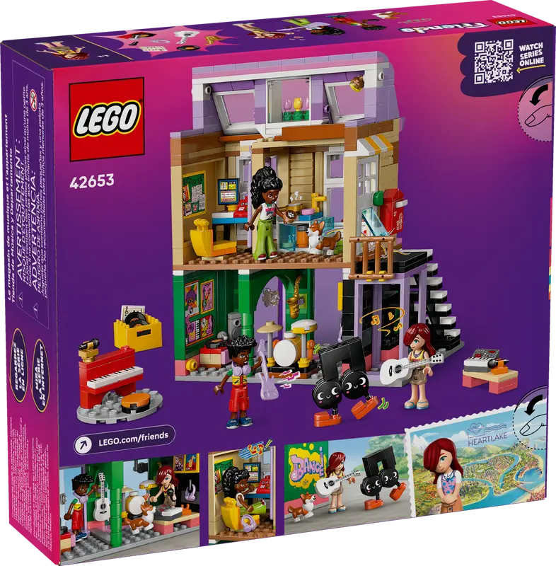 LEGO Friends Music Shop & Apartment 42653 Brick Island