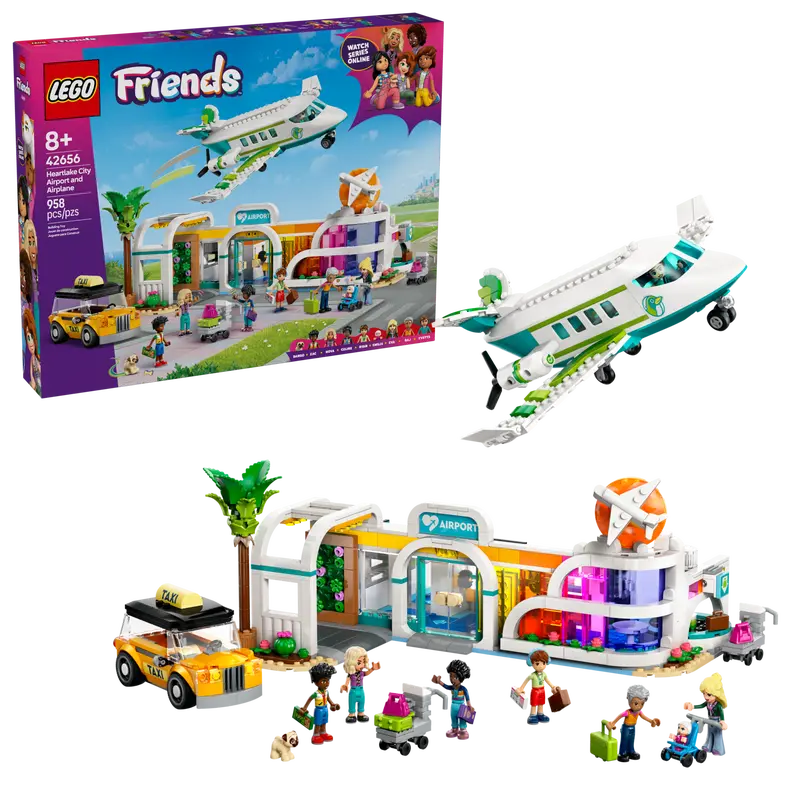 LEGO® Friends Heartlake City Airport and Airplane 42656 with packaging