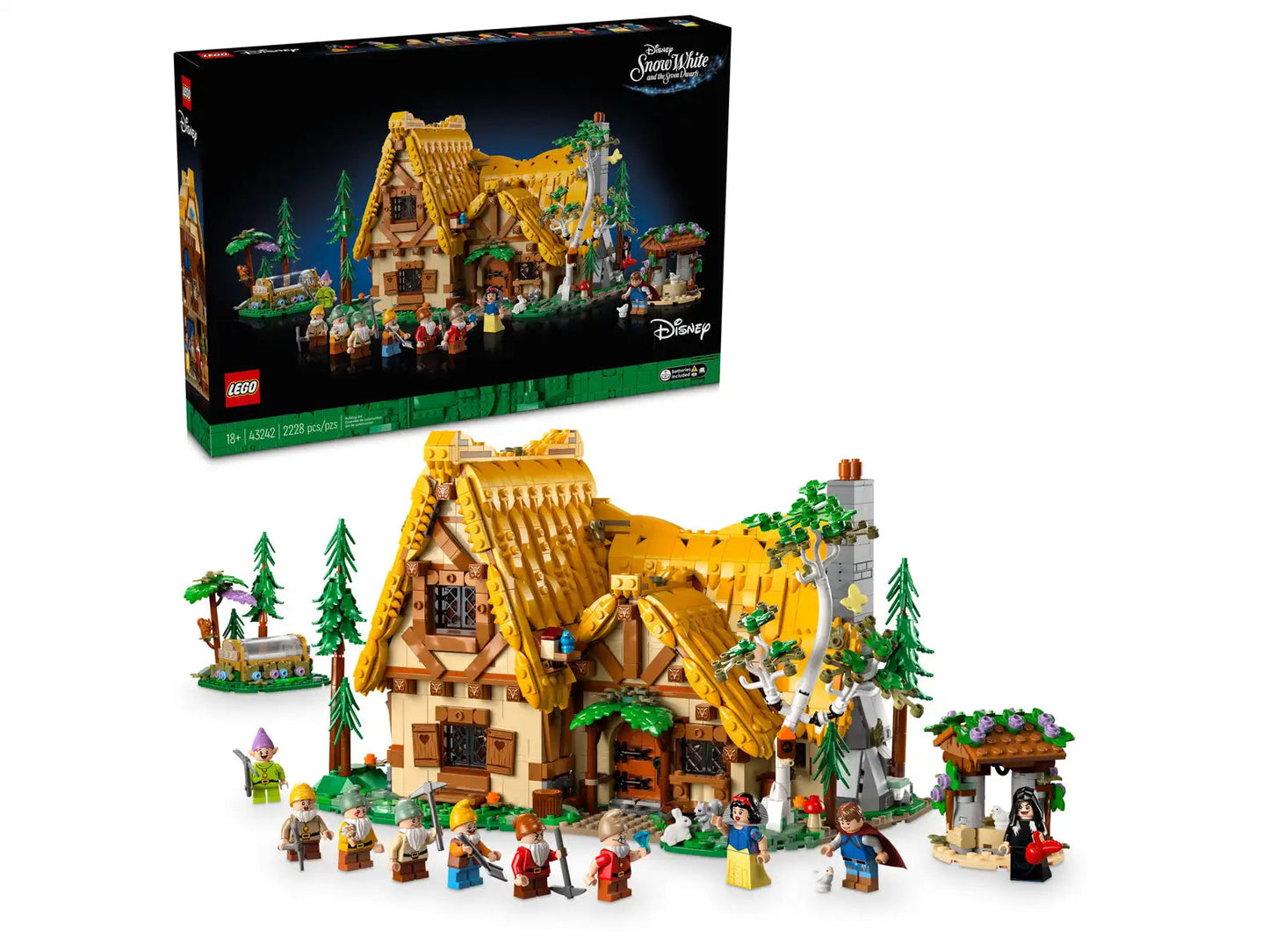 LEGO Snow White and the Seven Dwarfs' Cottage 43242 Brick Island