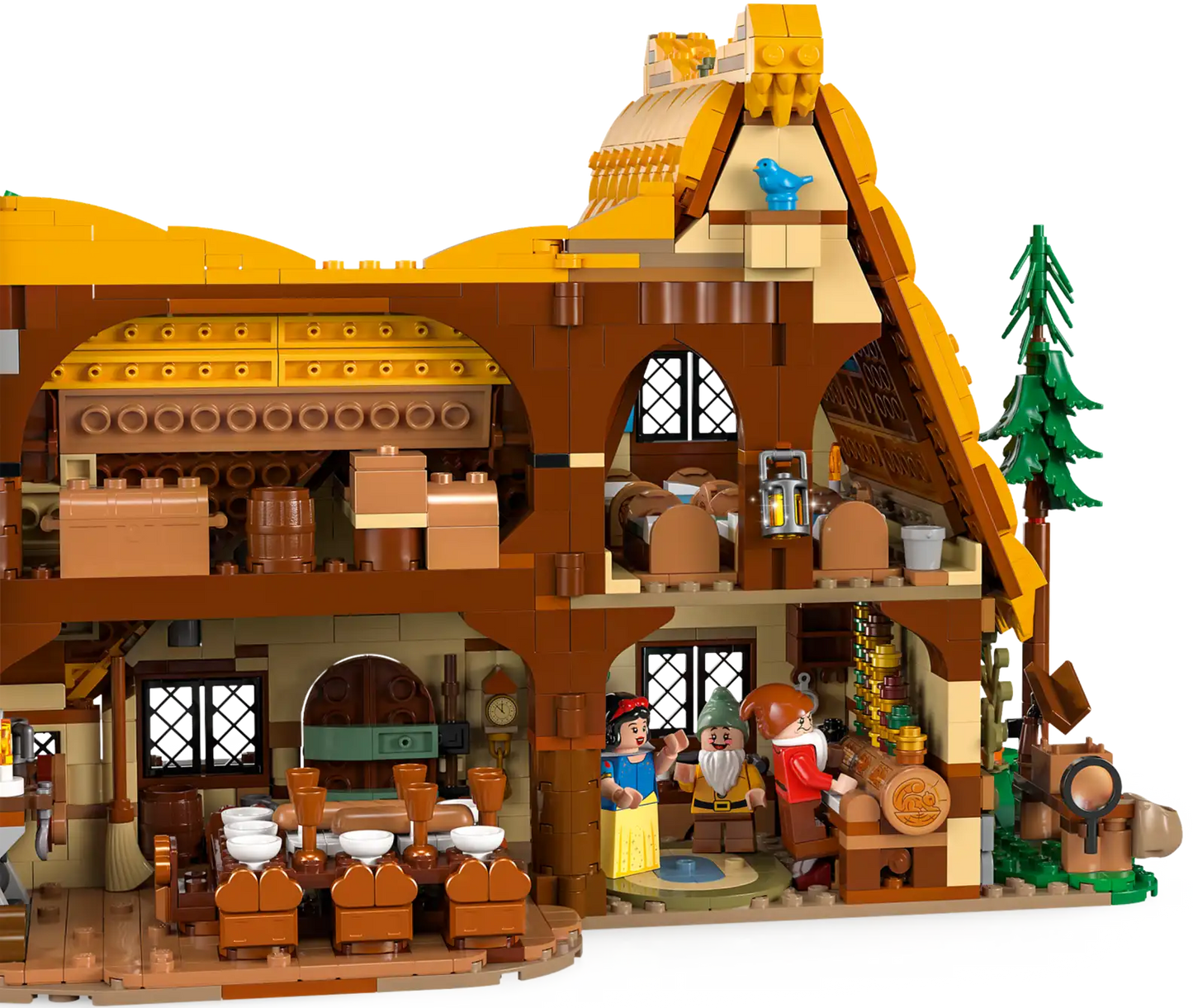 LEGO Snow White and the Seven Dwarfs' Cottage 43242 Brick Island