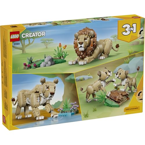 LEGO® Creator 3 in 1 Wild Animals: Majestic Lion 31386