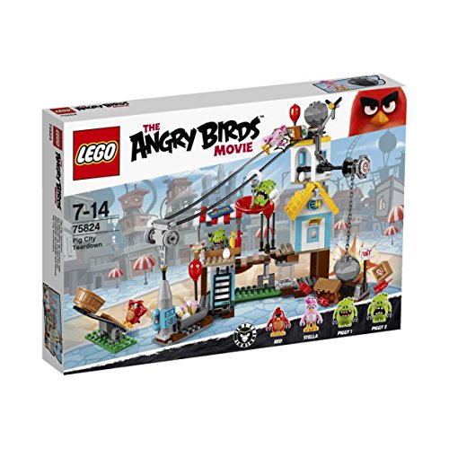 LEGO The Angry Birds Movie Pig City Teardown 75824