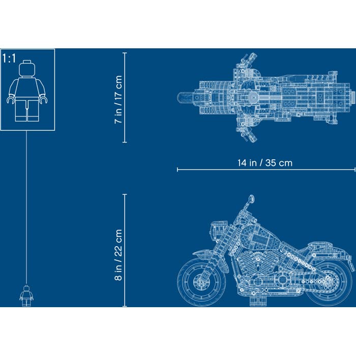 LEGO Creator Expert Harley-Davidson Fat Boy 10269 Brick Island