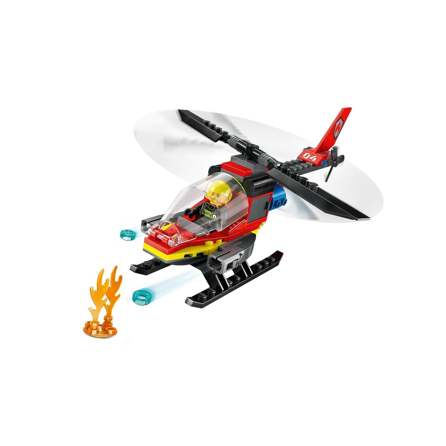 LEGO City Fire Rescue Helicopter 60411 Brick Island