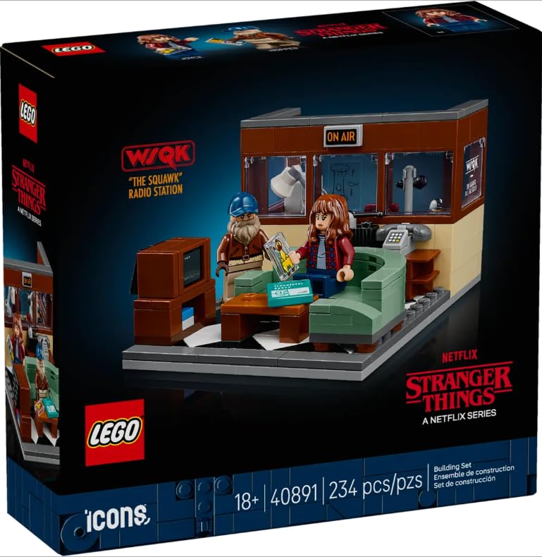 LEGO Stranger Things WSQK Radio Station 40891