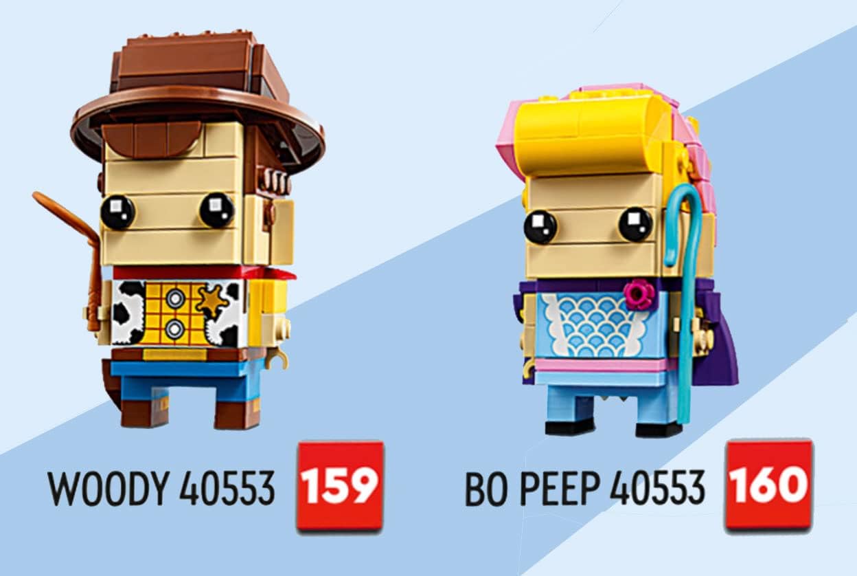 LEGO Brick Headz 40553 Woody and Bo Peep Brick Island