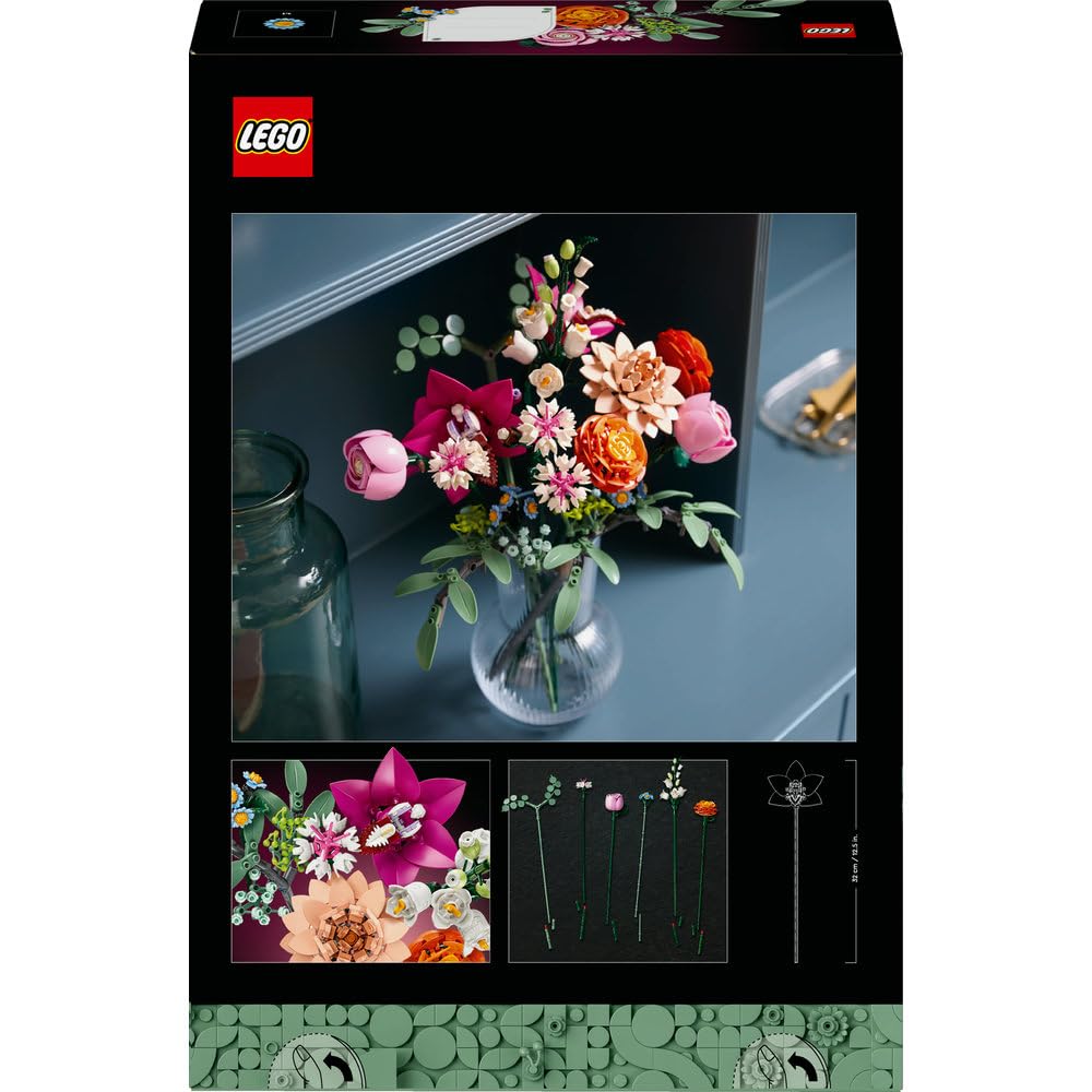 LEGO Botanicals Pretty Pink Flower Bouquet 10342