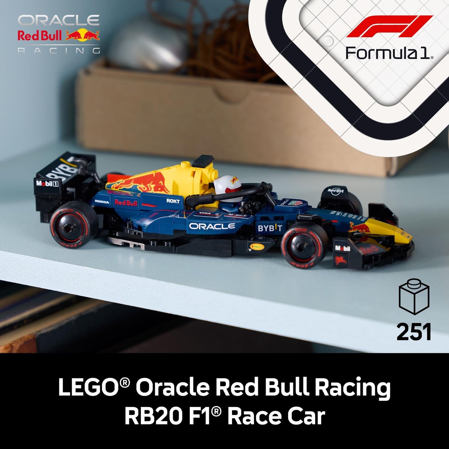 LEGO Speed Champions Oracle Red Bull Racing RB20 F1 Race Car 77243 Brick Island