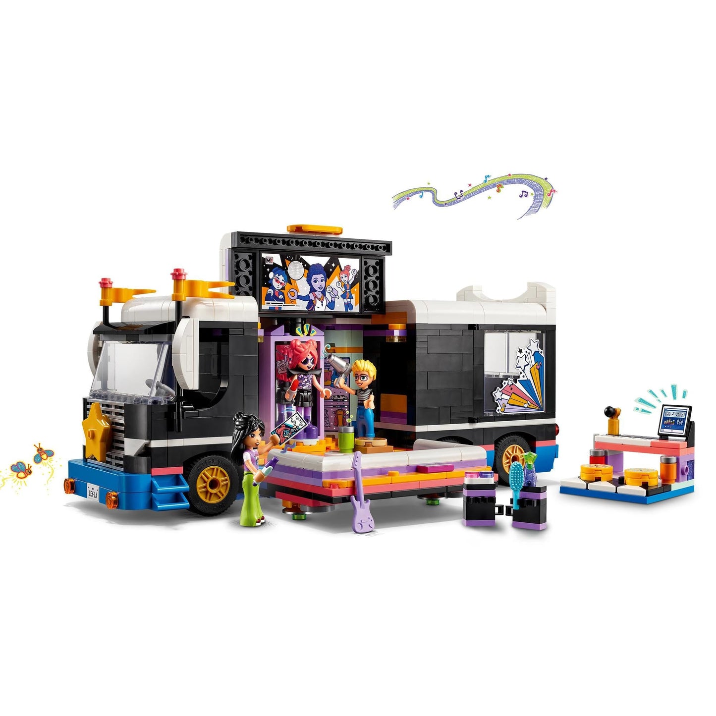 LEGO Friends Pop Star Music Tour Bus 42619 Amazon