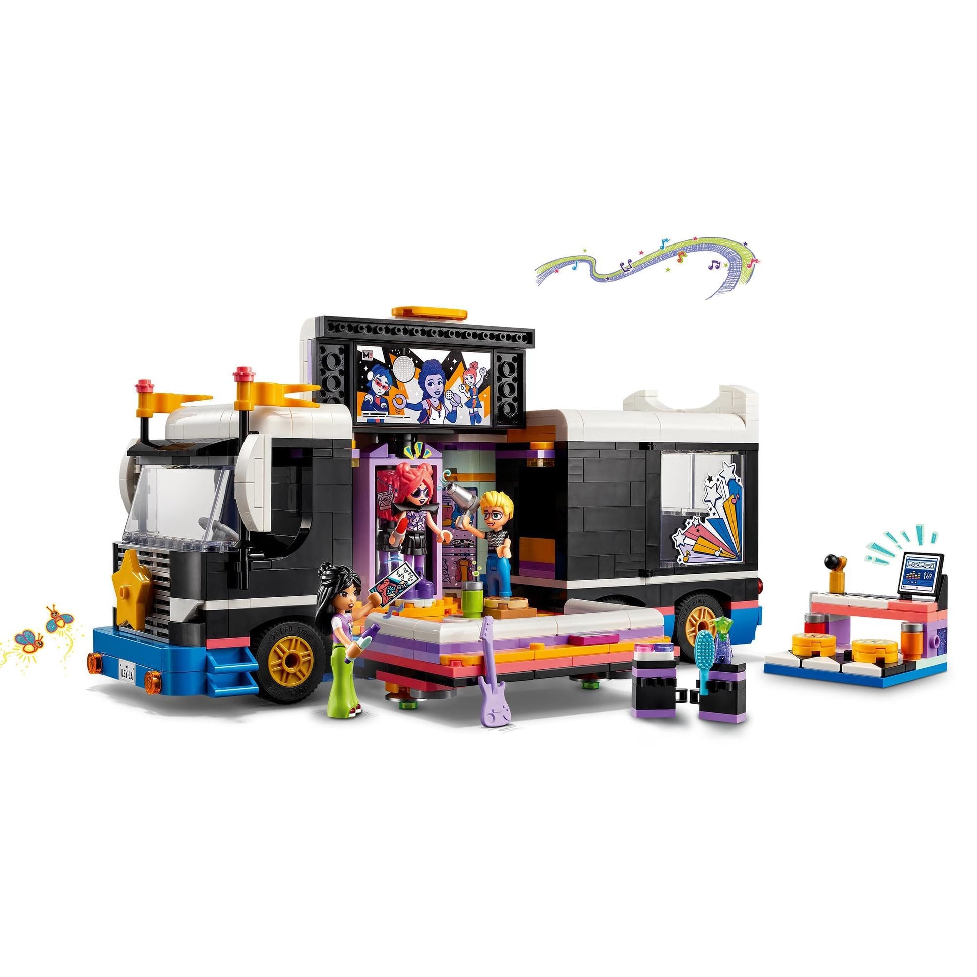 LEGO Friends Pop Star Music Tour Bus 42619 Amazon