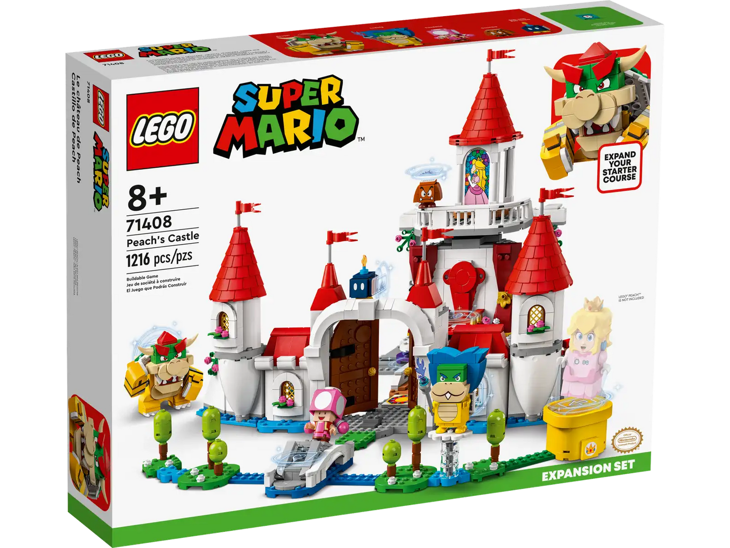 LEGO Peach’s Castle Expansion Set 71408 Brick Island