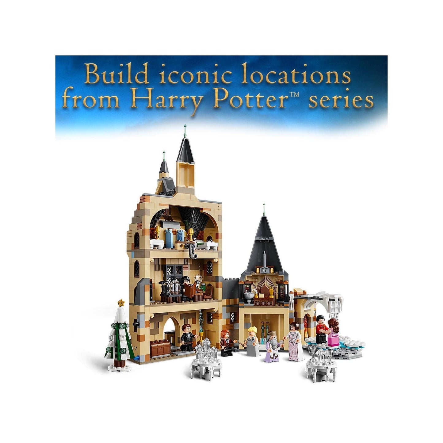 LEGO Harry Potter and The Goblet of Fire Hogwarts Clock Tower 75948 Brick Island