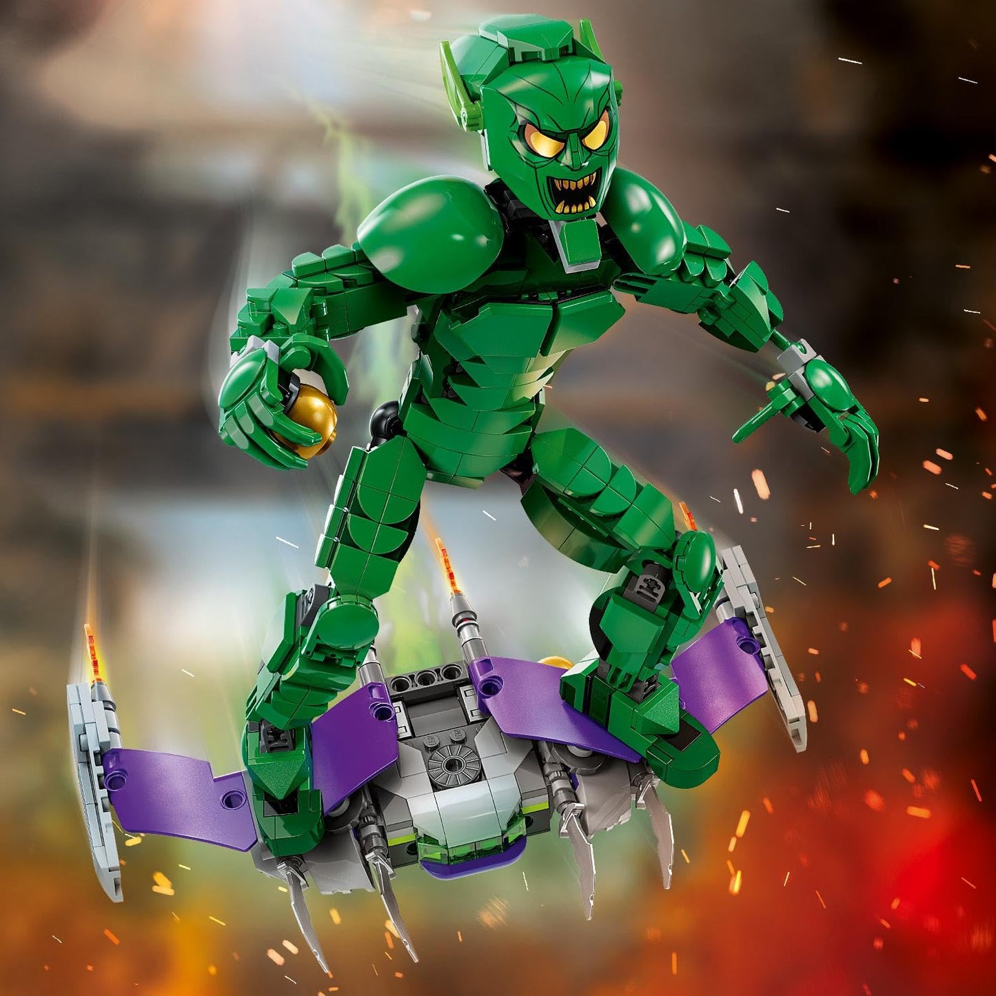 LEGO Marvel Green Goblin Construction Figure 76284 Brick Island