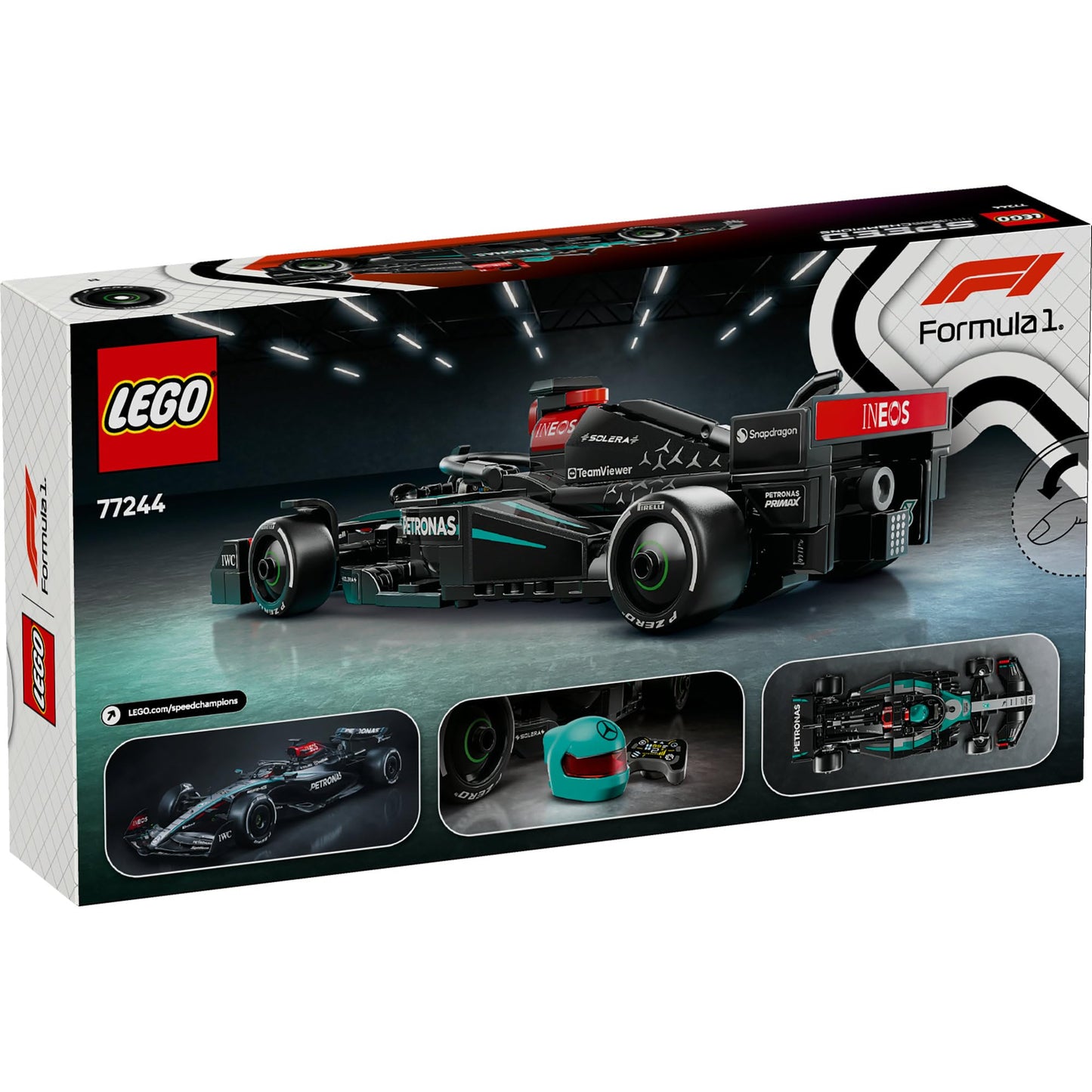 LEGO Speed Champions Mercedes-AMG F1 W15 Race Car 77244 Brick Island