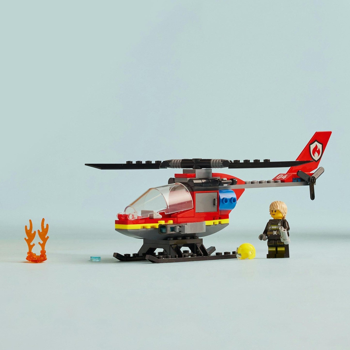 LEGO City Fire Rescue Helicopter 60411 Brick Island
