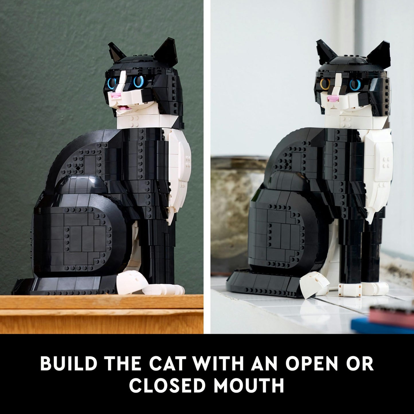 LEGO Ideas Tuxedo Cat 21349 Amazon