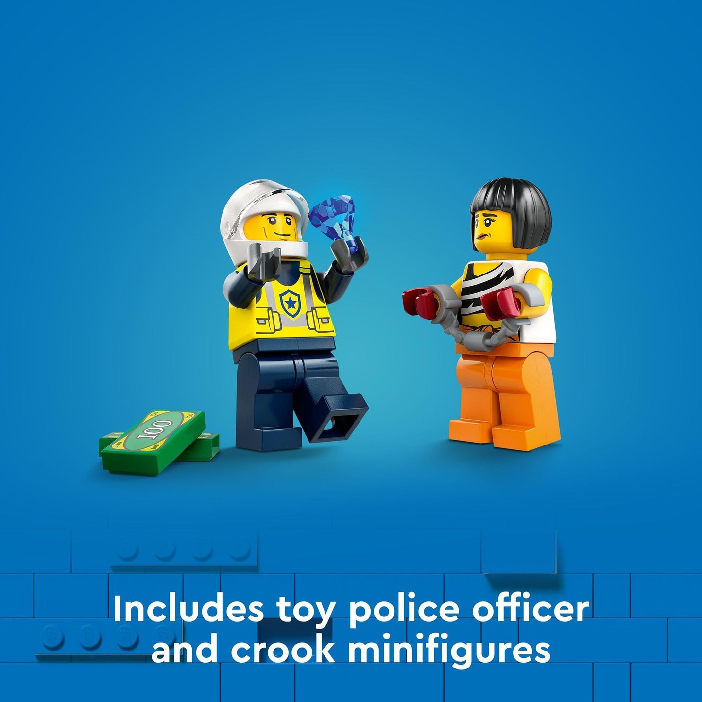 LEGO City Police Car and Muscle Car Chase 60415 Brick Island