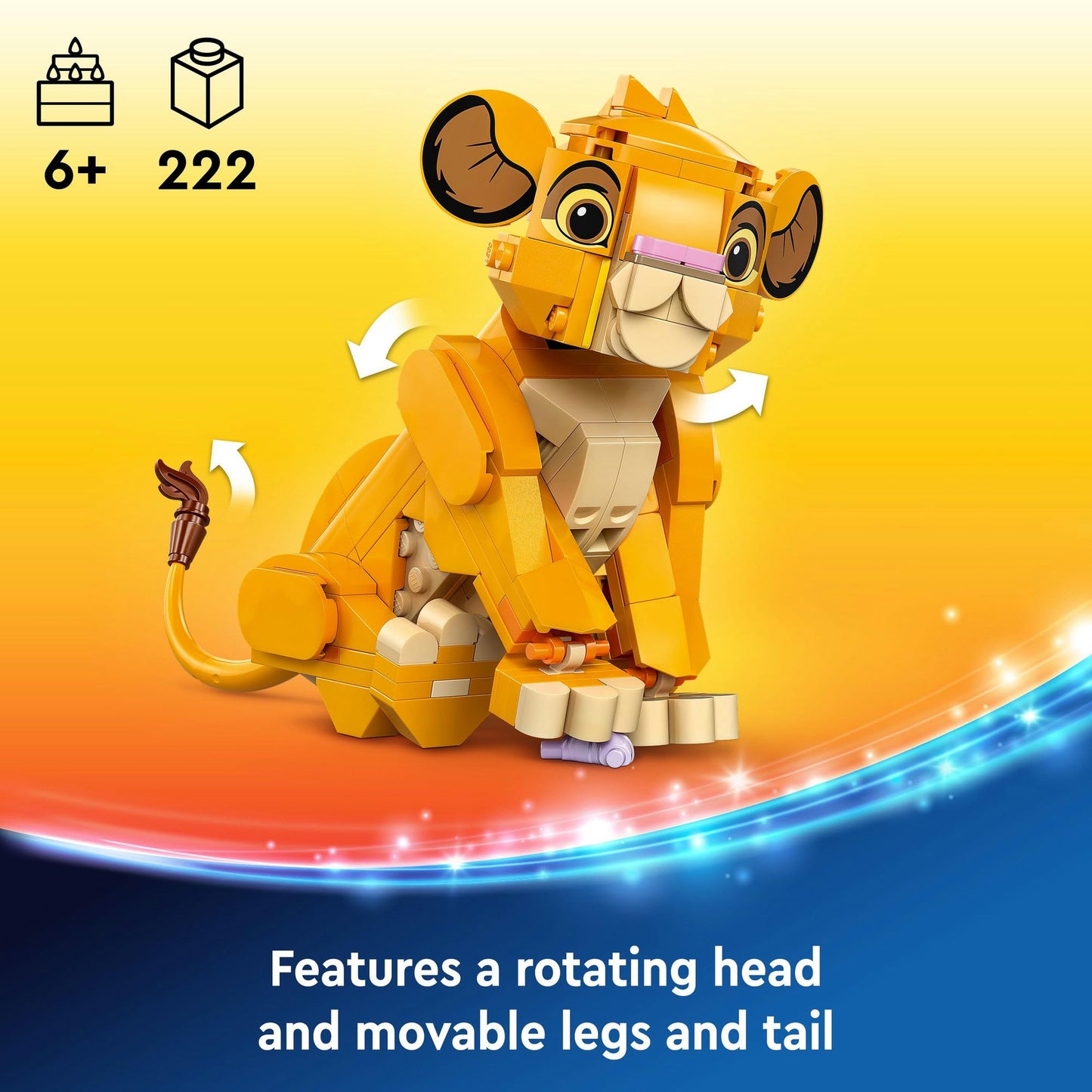 LEGO Disney Simba The Lion King Cub 43243 Brick Island