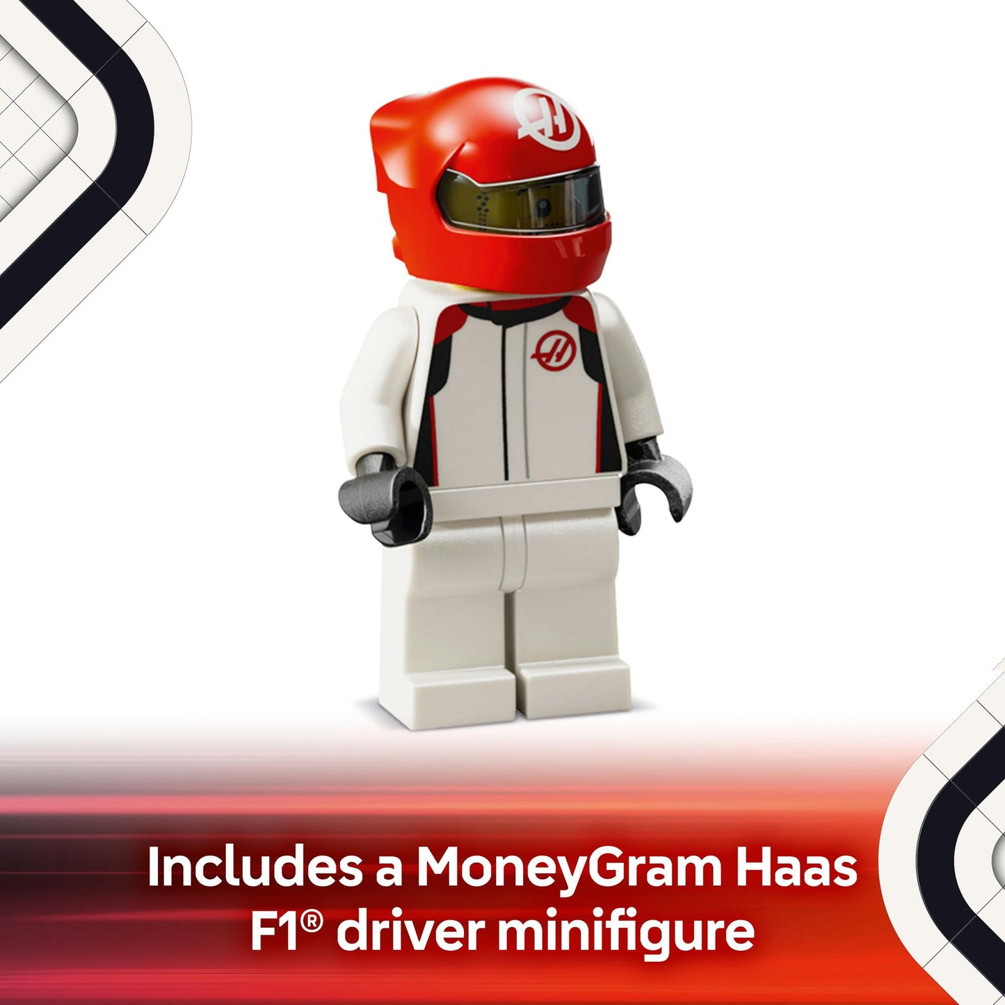 LEGO Speed Champions MoneyGram Haas F1 Team VF-24 Race Car 77250 Brick Island