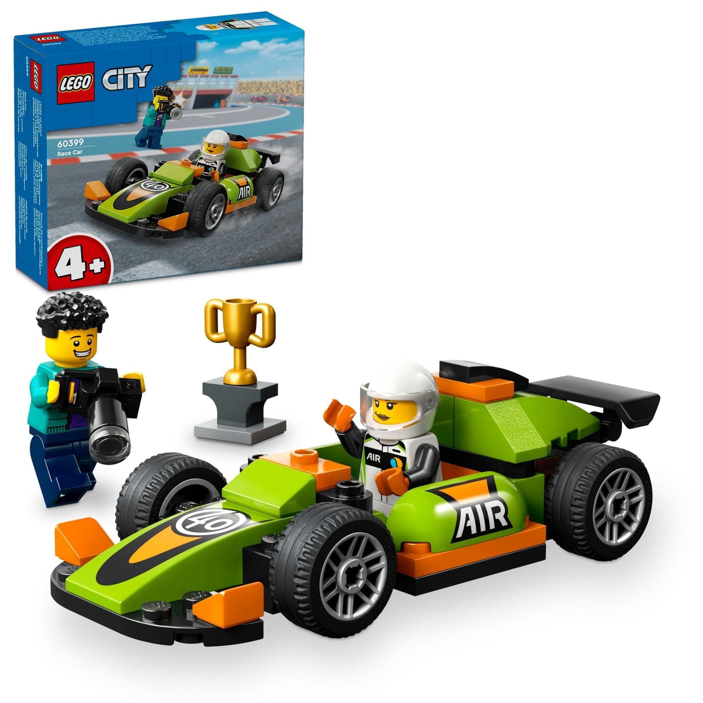 LEGO City Green Race Car 60399 Brick Island