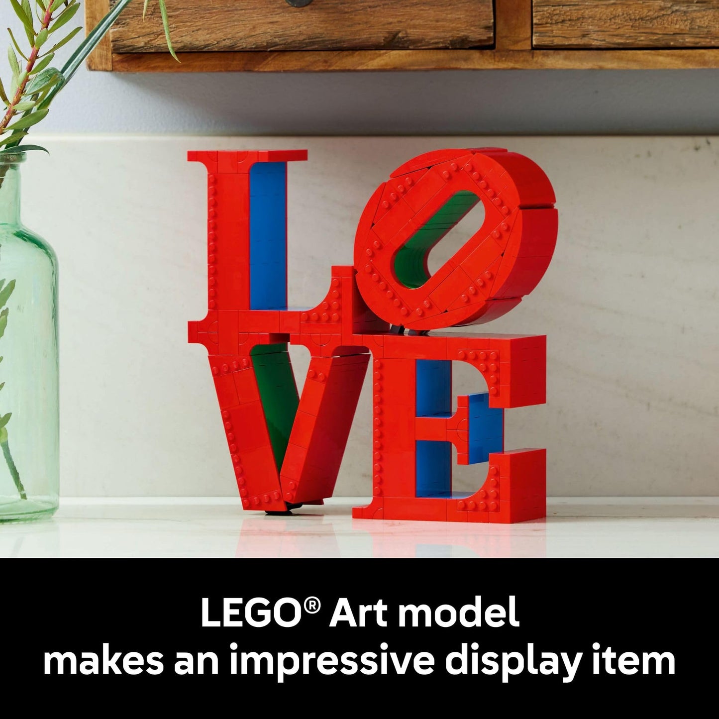 LEGO Art Love 31214 Brick Island