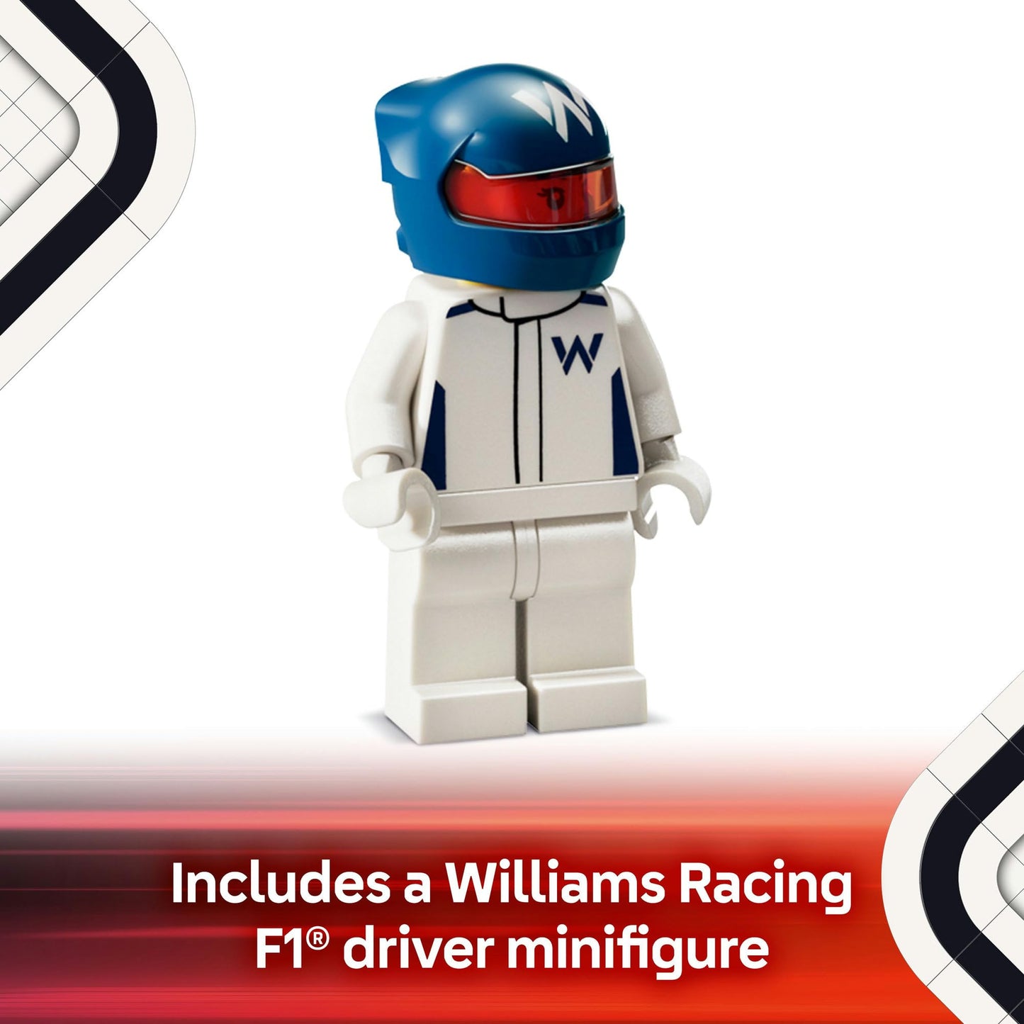 LEGO Speed Champions Williams Racing FW46 F1 Race Car 77249 Brick Island