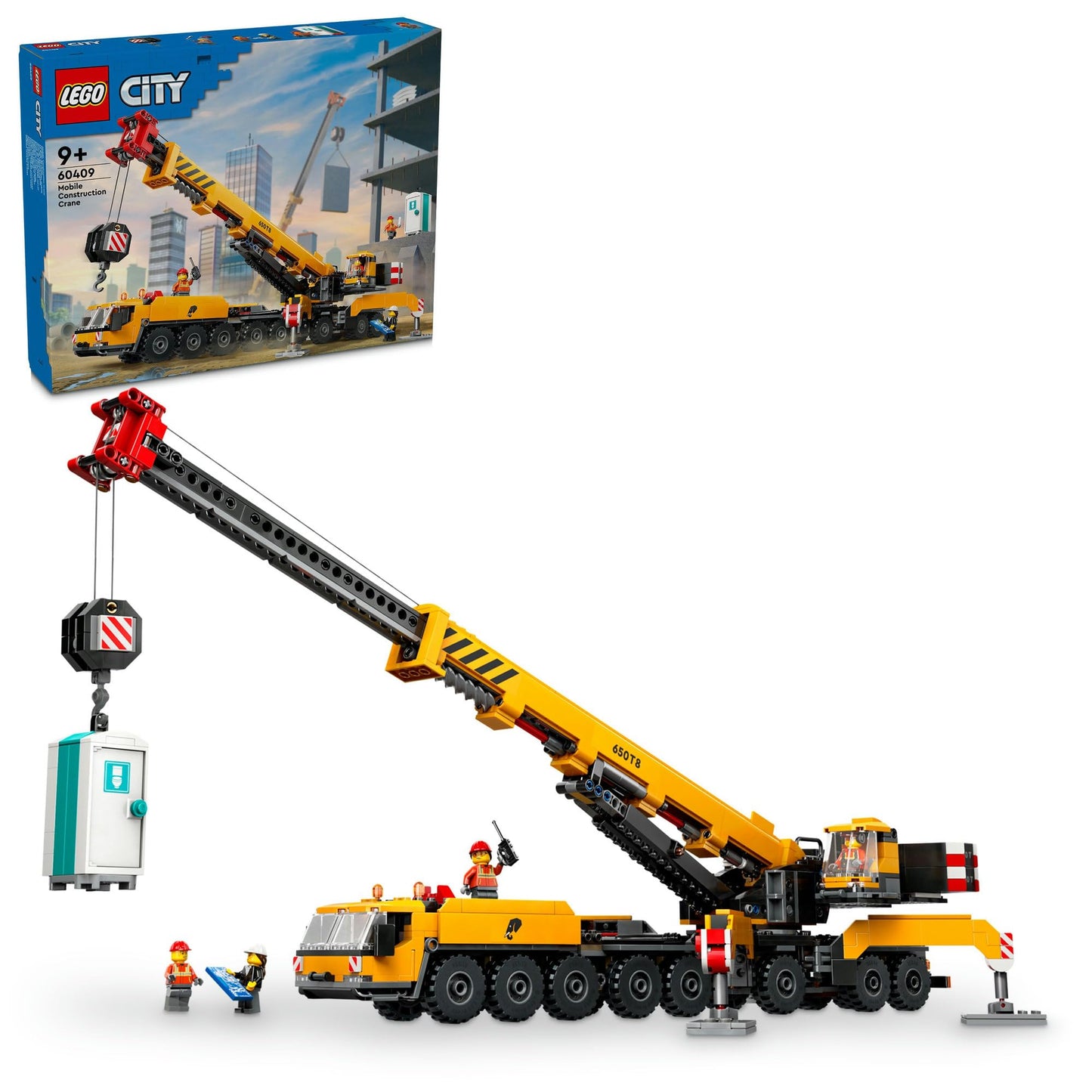 LEGO City Yellow Mobile Construction Crane 60409 Brick Island