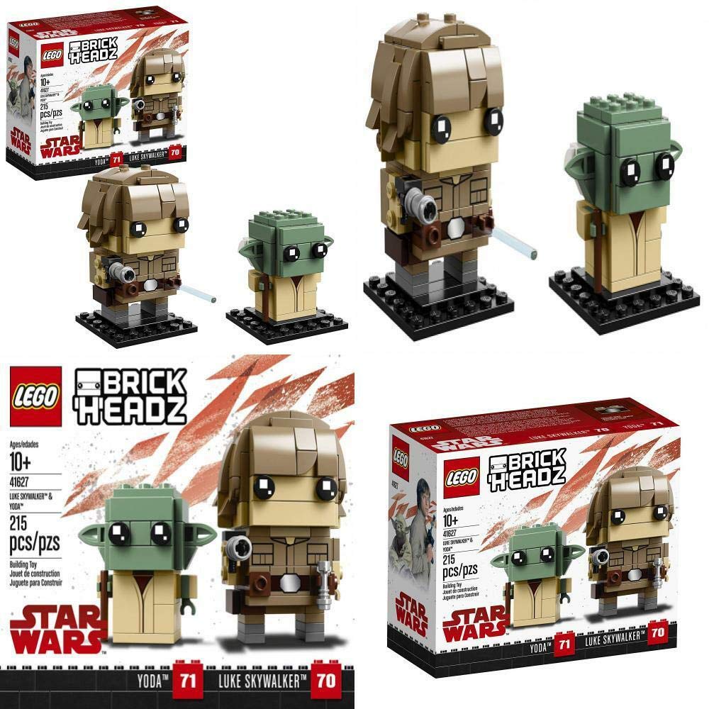 LEGO BrickHeadz Luke Skywalker & Yoda 41627