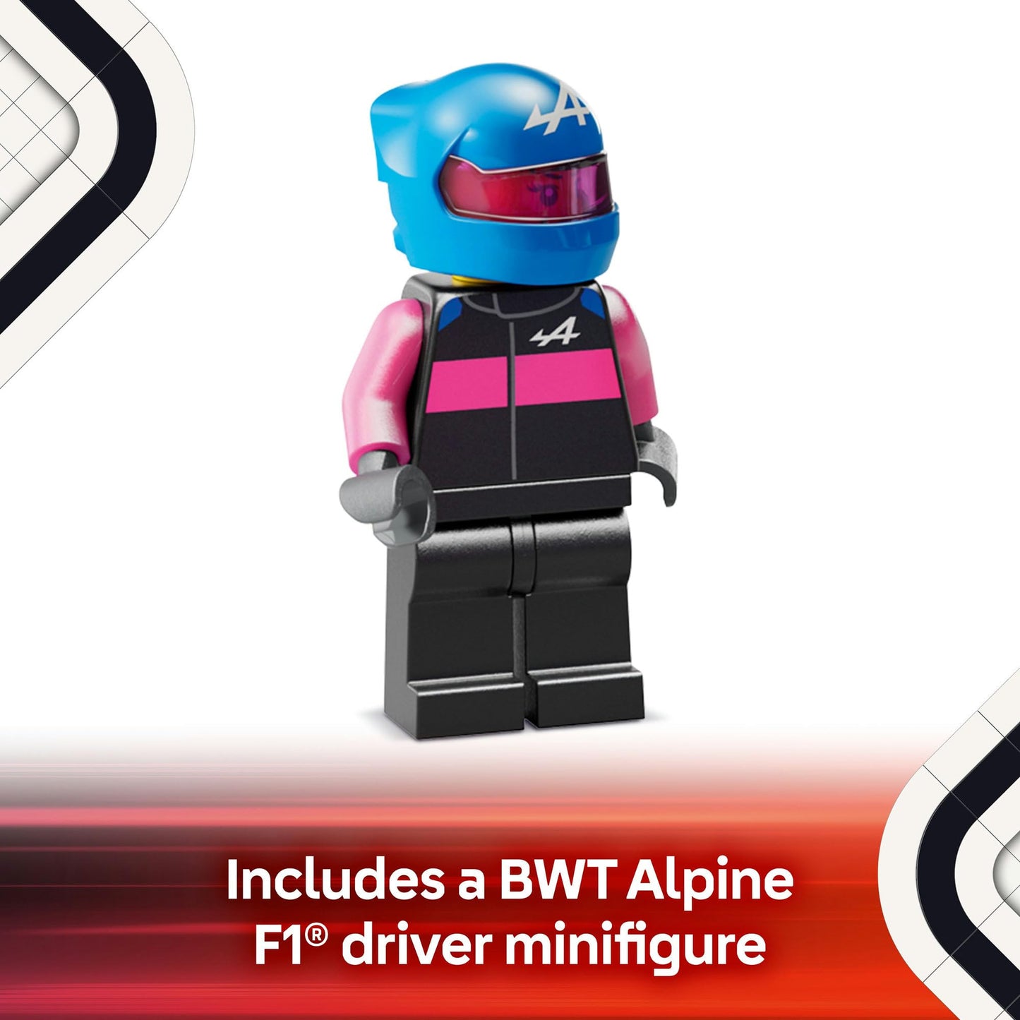 LEGO Speed Champions BWT Alpine F1 Team A524 Race Car 77248 Brick Island
