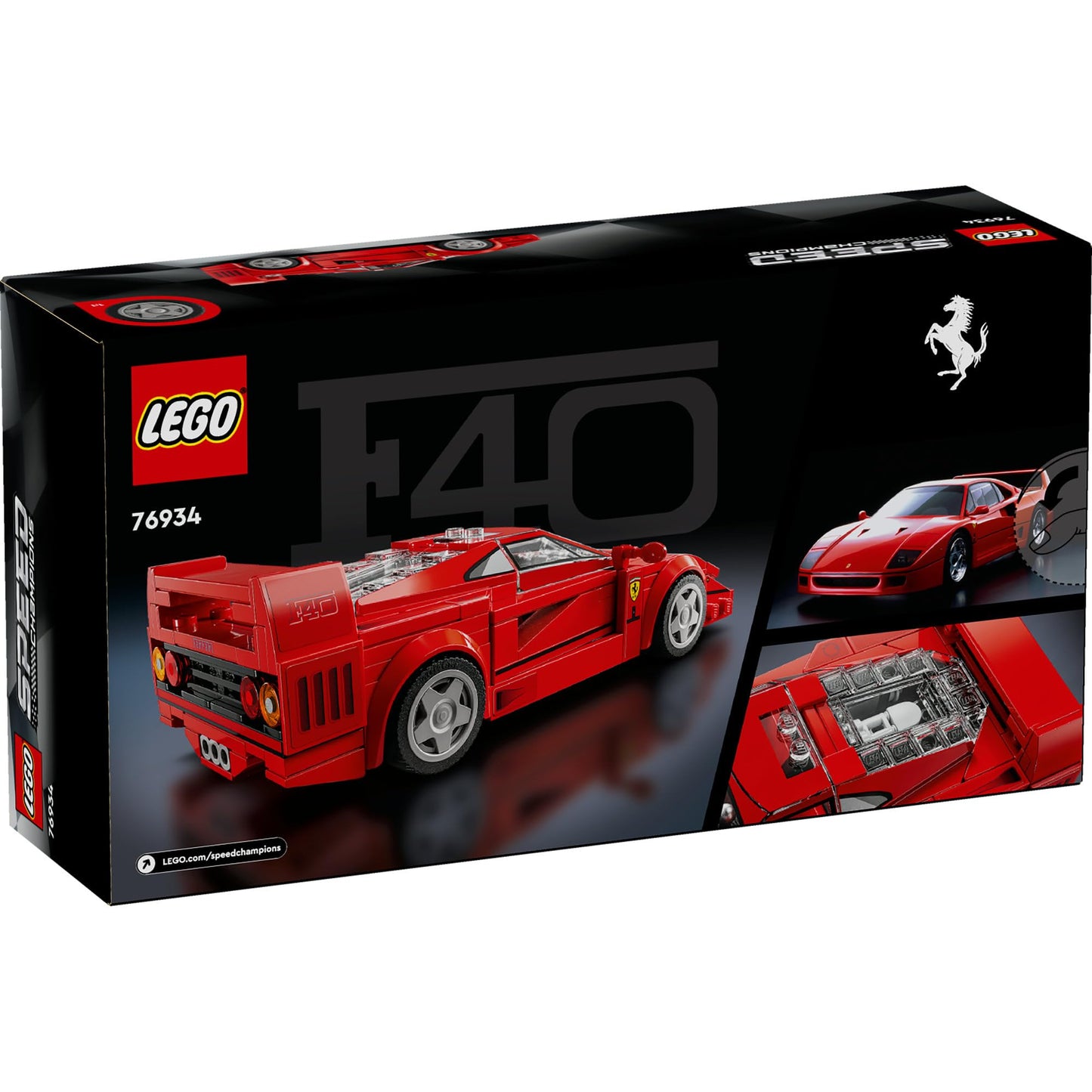 LEGO Speed Champions Ferrari F40 Supercar 76934 Brick Island