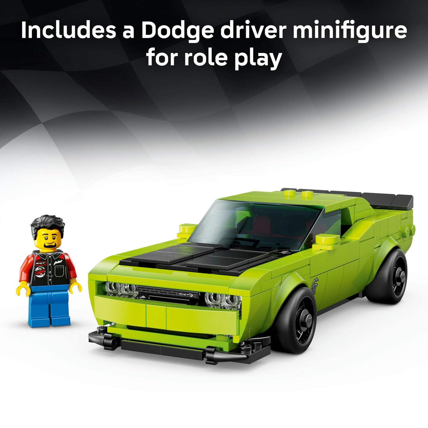 LEGO® Speed Champions Dodge Challenger SRT Hellcat Sports Car 77237