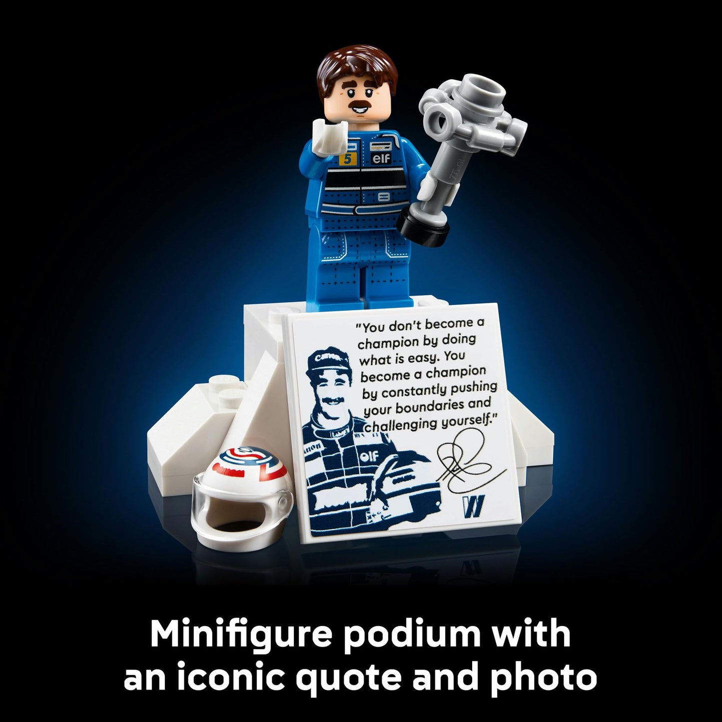 LEGO Icons Williams Racing FW14B & Nigel Mansell F1 10353 Brick Island