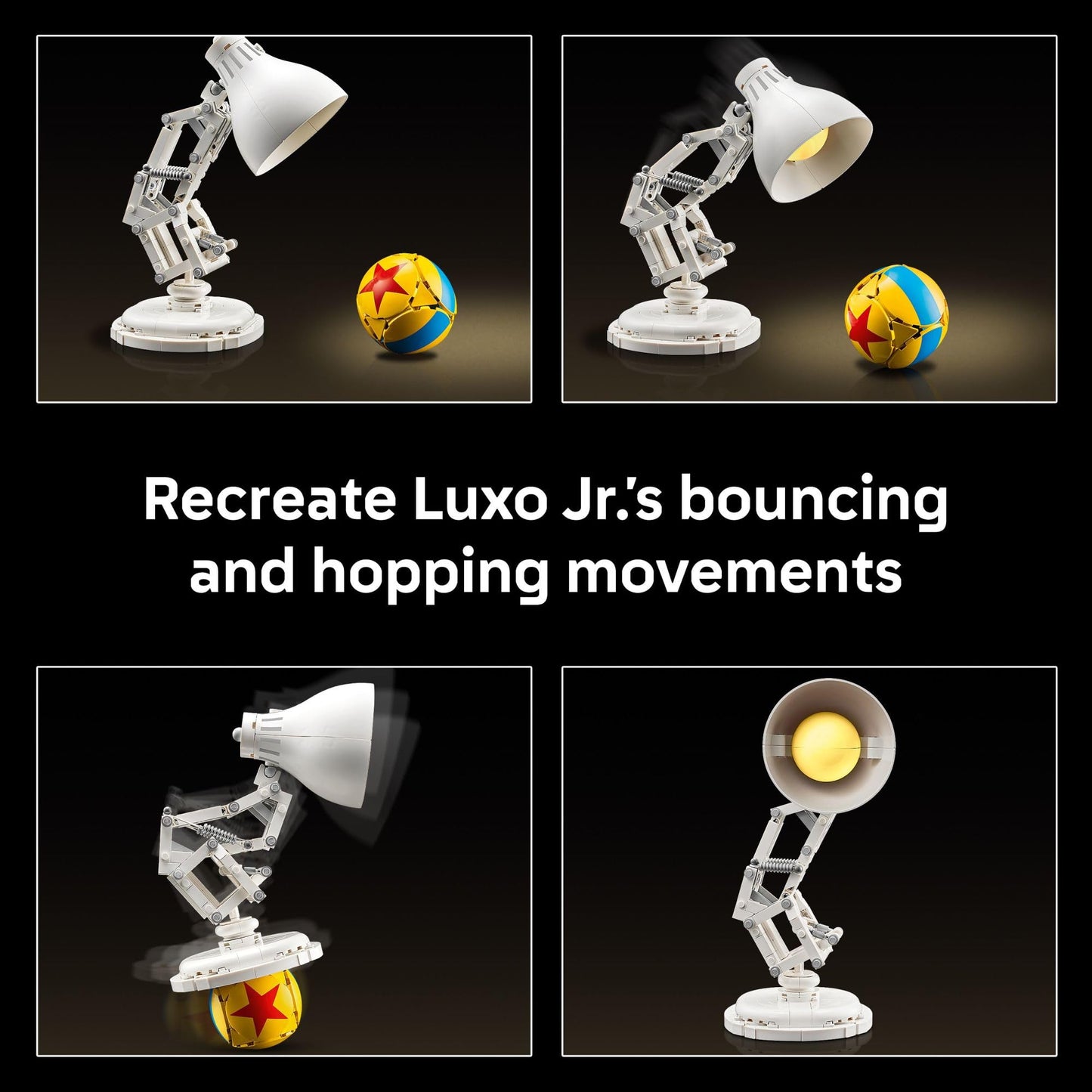 LEGO 21357 Ideas Disney Pixar Luxo Jr. Brick Island