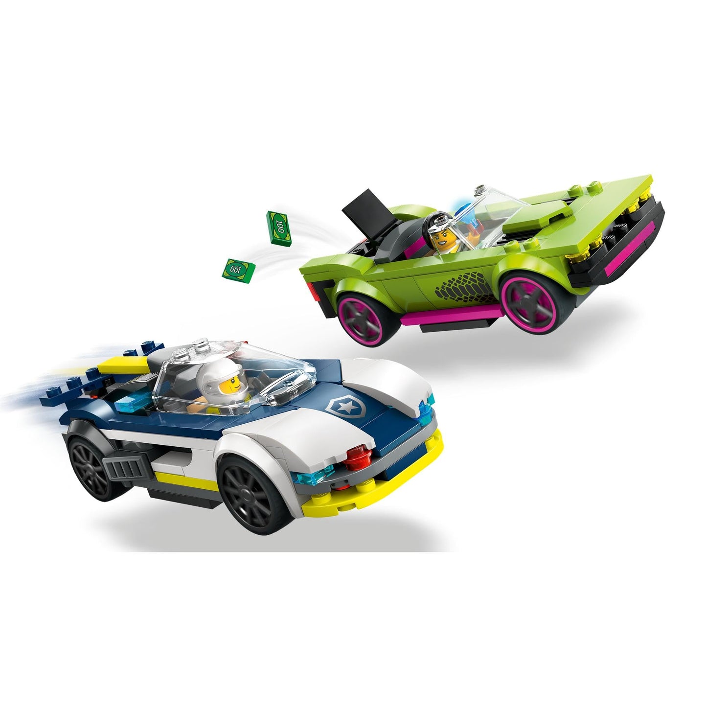 LEGO City Police Car and Muscle Car Chase 60415 Brick Island