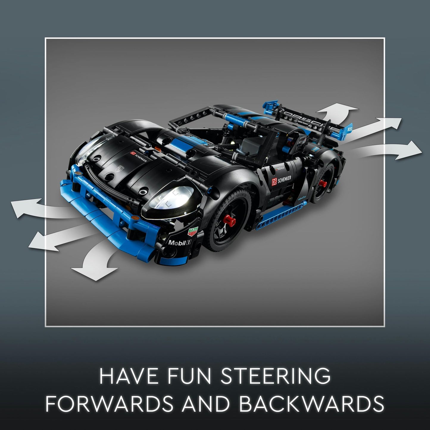 LEGO Technic Porsche GT4 e-Performance Race Car Toy 42176 Brick Island